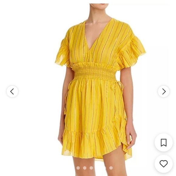 Saylor Adrianne ruffle sleeve mini dress - Picture 4 of 9